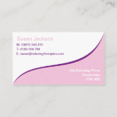 Reflexoloog Visitekaartje (Achterkant)