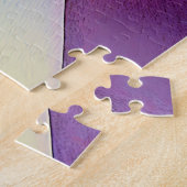 "Refracted Waves" hedendaagse Abstracte kunst Legpuzzel (Zijkant)