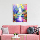 Refractie 1988 canvas afdruk (Insitu (Woonkamer))
