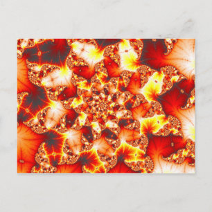 Refractive Heat - Fractal Briefkaart