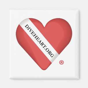 Réfrigérateur de coeur de Diveheart Magnet