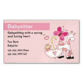 Réfrigérateur pour bébés Cartes de visite magnétiq (devant)