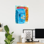 Refrigerator Poster Poster Wall Art - Cuisine mign (Bureau à domicile)