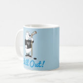 Refroidir ! Hockey Polar Bear Mug (Devant gauche)