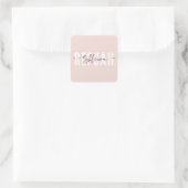 Refuah Shleima Script krijgt goed Vierkante Sticker (Tas)