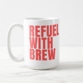 Refuel rd koffie mok 15oz (Links)