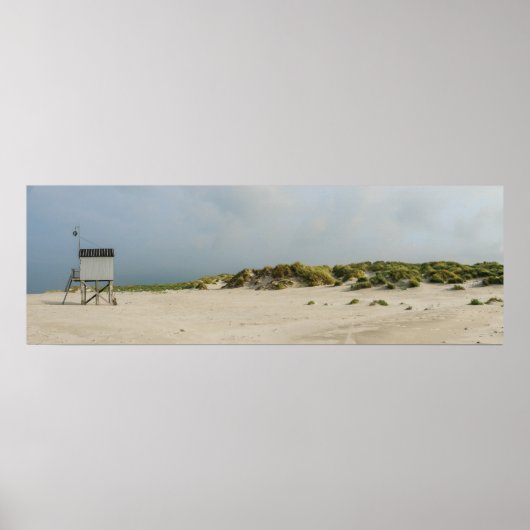 Refuge d'urgence sur la plage Poster (Devant)