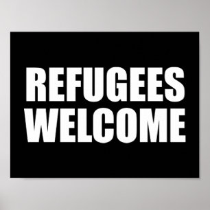 Refugees Welcome Poster