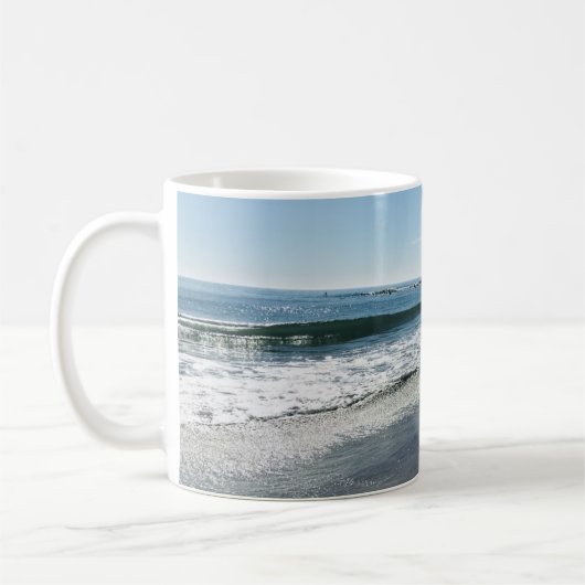 Refugied Beach Père Noël Barbara Coffee Mug (Gauche)