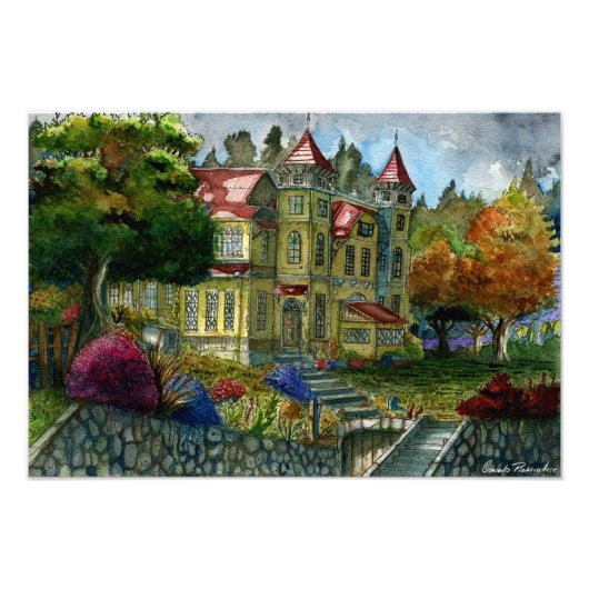 Refugio del escritor  foto afdruk (Voorkant)