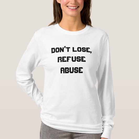 Refuser les t-shirts pour abus (Devant)