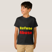 Refuser l'utilisation de t-shirts noirs (Devant entier)