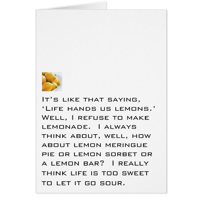 Refusez de faire la limonade (Devant)