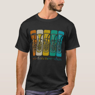 reg Euphonium Player Euphoniumist Brass Horn T-shirt