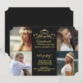 Regal Afstuderen 4 Foto Aankondiging / Uitnodiging (Voorkant / Achterkant)