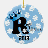 Regal all Stars Custom Photo Ornament (Achterkant)