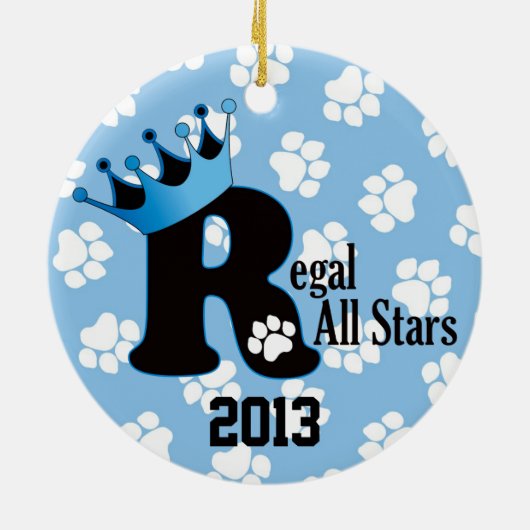 Regal all Stars Custom Photo Ornament (Achterkant)