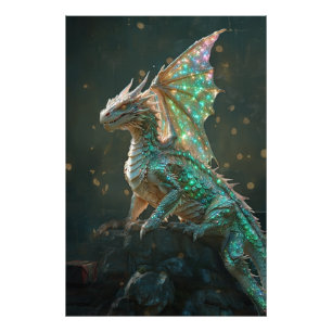 *~* Regal AP88 Fantasy Dragon Wall Art 32 Foto Afdruk