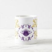 Regal Arabesque - Conception de Mug avec Or & Viol (Centre)