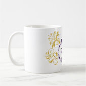 Regal Arabesque - Conception de Mug avec Or & Viol (Gauche)