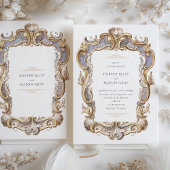 Regal Baroque Flourd Suite Faire-part de mariage
