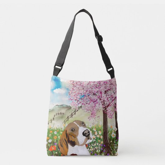 Regal Beagle Crossbody Tas (Voorkant)