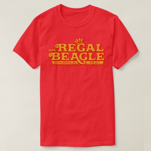 Regal Beagle T-shirt (Design voorkant)