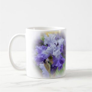 Regal Bearded Iris - Paars & wit Koffiemok