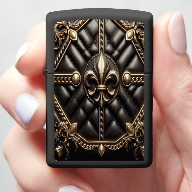 Regal Black Leather Luxe (In Hand)