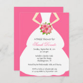 Regal Bridal Shower Kaart (Voorkant / Achterkant)