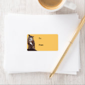 Regal Brown Uil Gift Label (Insitu)