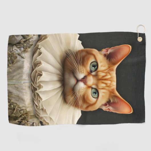Regal Cat Golfhanddoek (Horizontaal)
