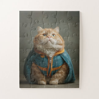 Regal Cat in Blue Cloak – Puzzel