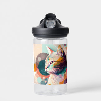 Regal Cat in Prism Colors Thermal Tumbler Waterfles