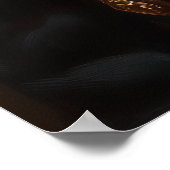 Regal Dachshund in Napoleontisch militair uniform Poster (Hoek)