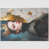 Regal Darkness Abstracte Queen Decoupage Tissuepapier (Voorkant)