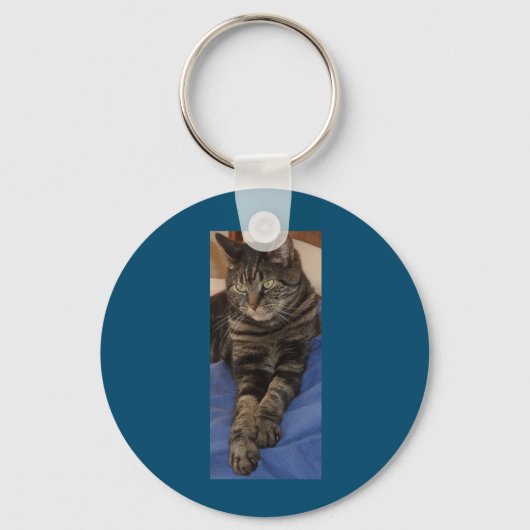 Regal Dave Basic Button Keyring Sleutelhanger (Voorkant)