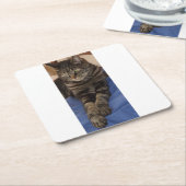 Regal Dave Custom Costers Vierkante Kartonnen Onderzetter (Schuin)