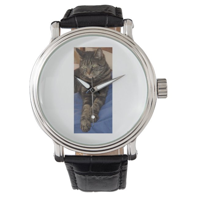 Regal Dave Mannen  Leather Strap Horloge (Voorkant)