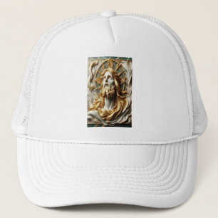 Regal eerbied Jezus in goud Trucker Pet