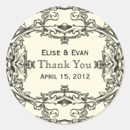 Regal Elegance Dank u Stickers