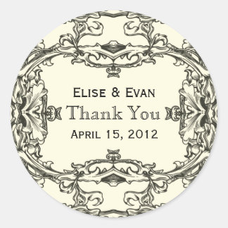 Regal Elegance Dank u Stickers