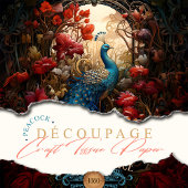 Regal Elegant  Victoriaans Boho Peacock Tissuepapier