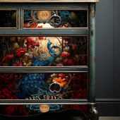 Regal Elegant  Victoriaans Boho Peacock Tissuepapier