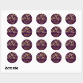 Regal Enregistrer La Date Mariage Stickers (Feuille)