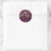 Regal Enregistrer La Date Mariage Stickers (Sac)