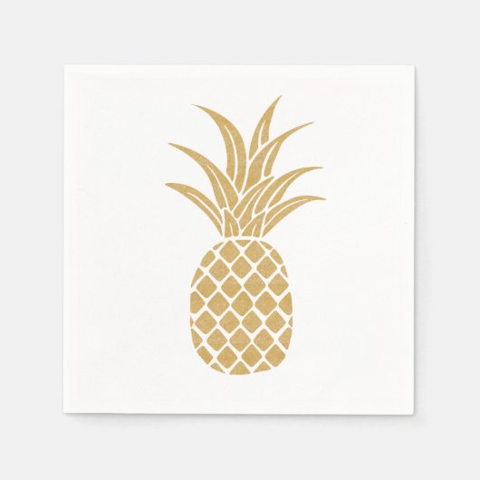 Regal Gold Ananas servetten (Voorkant)