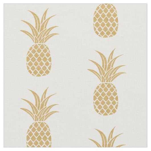 Regal Gold Ananas Stof (Close Up)