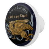 Regal Gold Griffin Keramische Knop (Rechts)