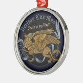 Regal Gold Griffin Metalen Ornament (Links)